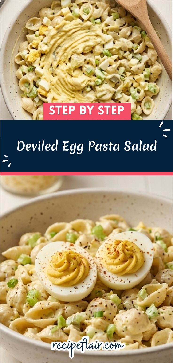 Deviled Egg Pasta Salad
