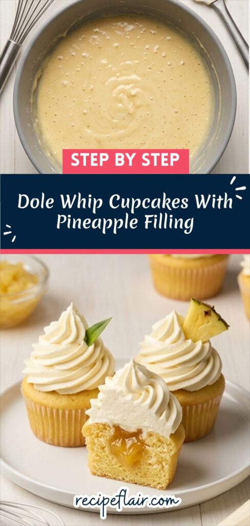Dole Whip Cupcakes With Pineapple Filling Recipe