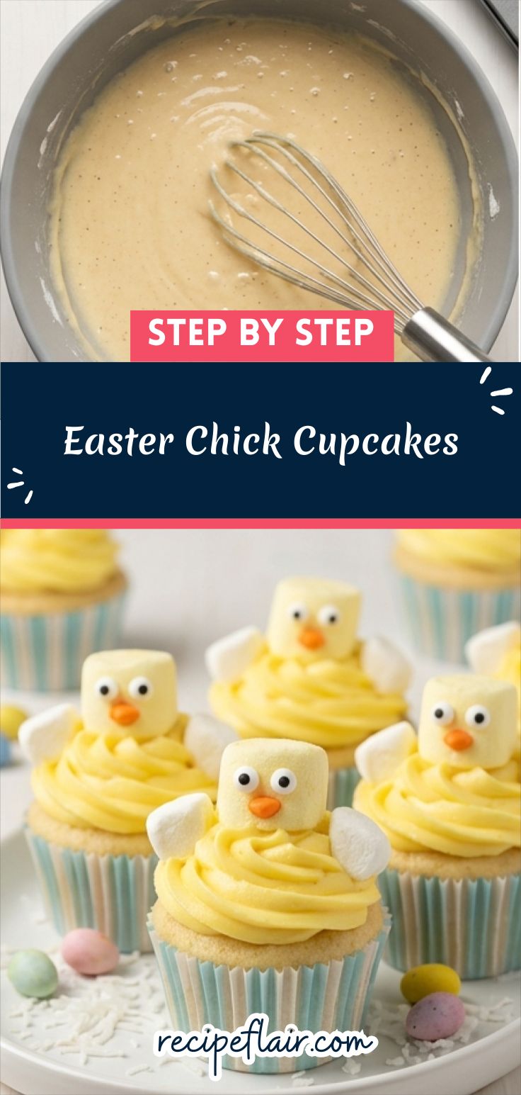 Easter Chick Cupcakes Recipe