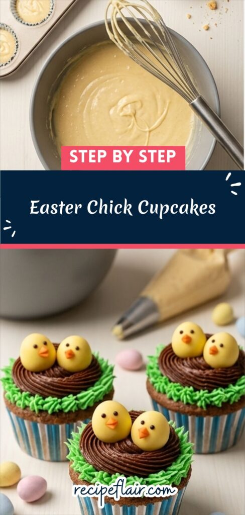 Easter Chick Cupcakes
