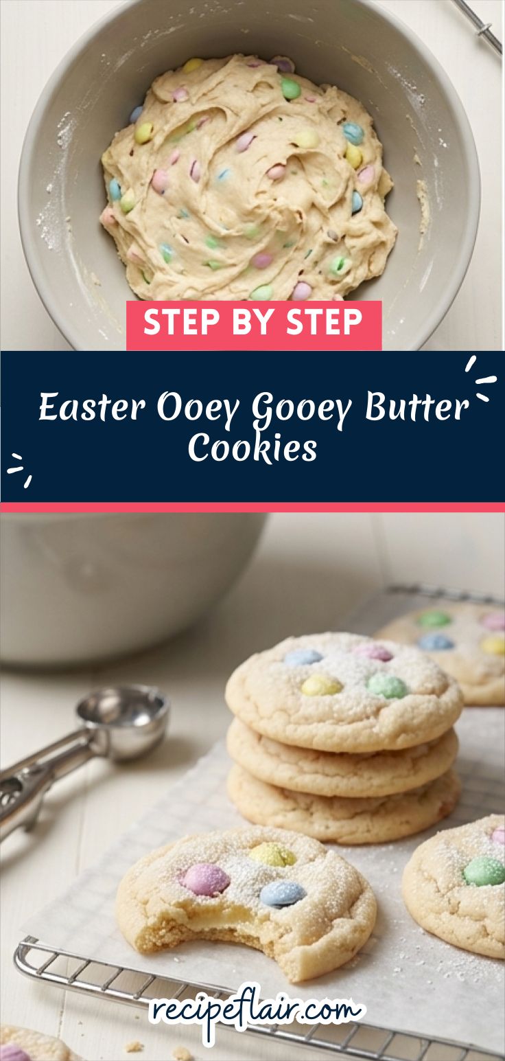 Easter Ooey Gooey Butter Cookies