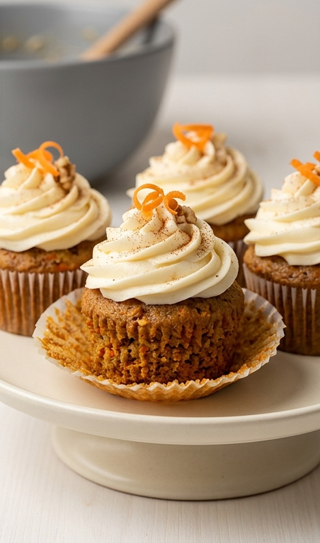 Easy Spring Cupcakes Recipe: Carrot Cake Cupcakes for Easter
