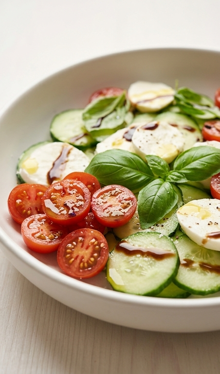 Easy Cucumber Caprese Salad Recipe for Fresh Spring Meals