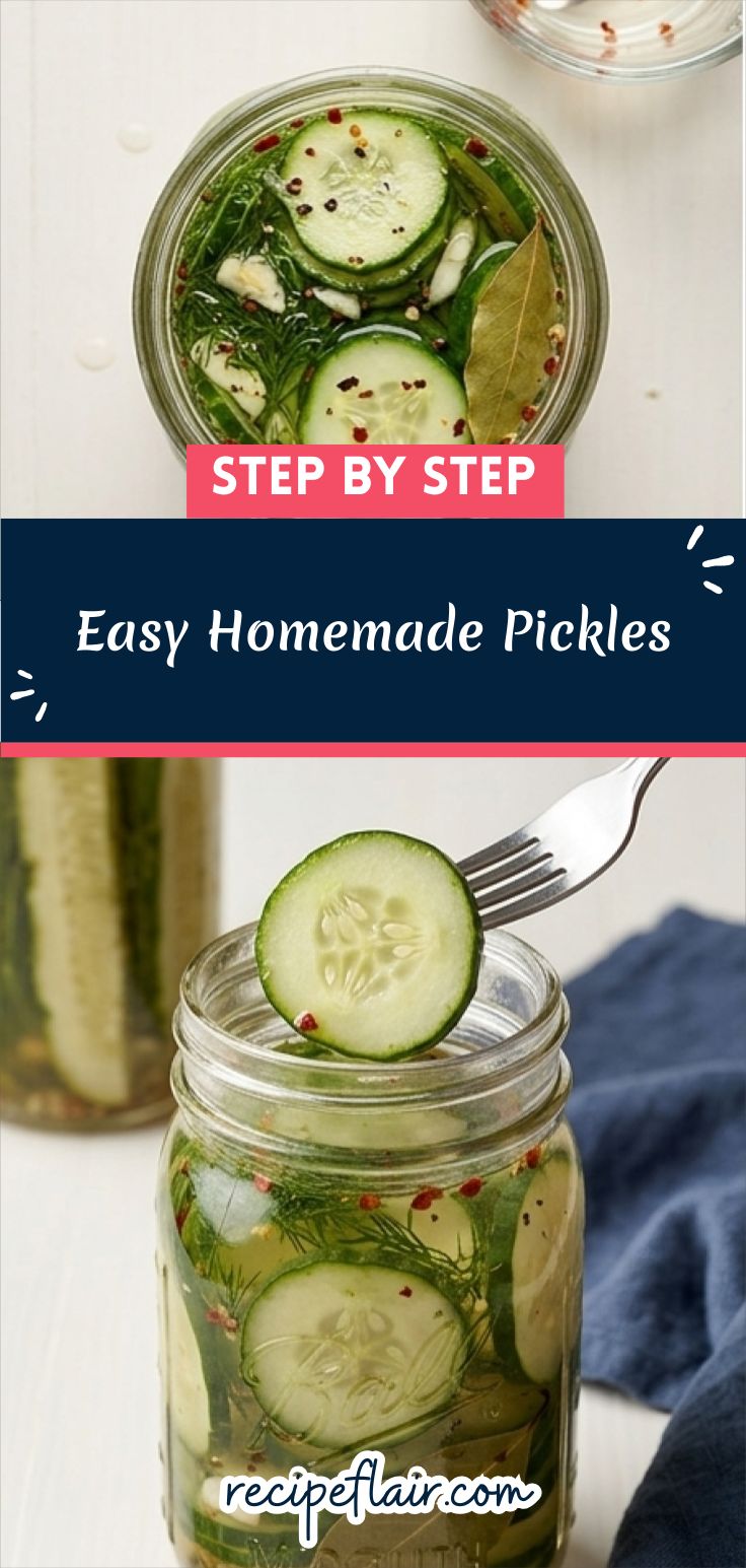 Easy Homemade Pickles