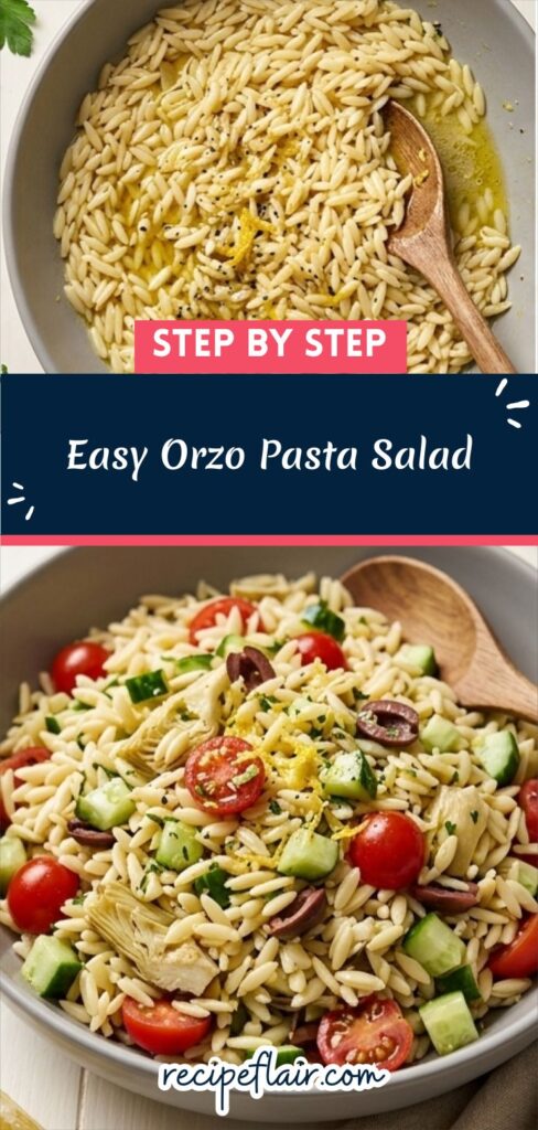 Easy Orzo Pasta Salad