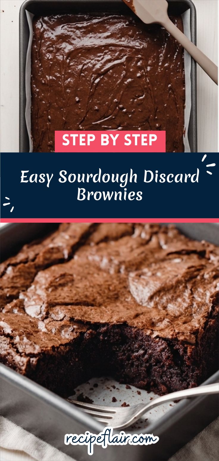 Easy Sourdough Discard Brownies Recipe