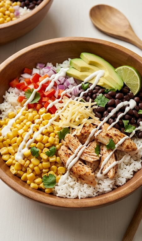 Easy Street Corn Chicken Bowl Recipe for Fresh Spring Dinners