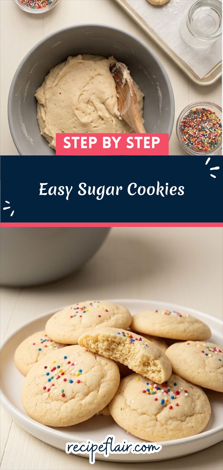Easy Sugar Cookies Recipe