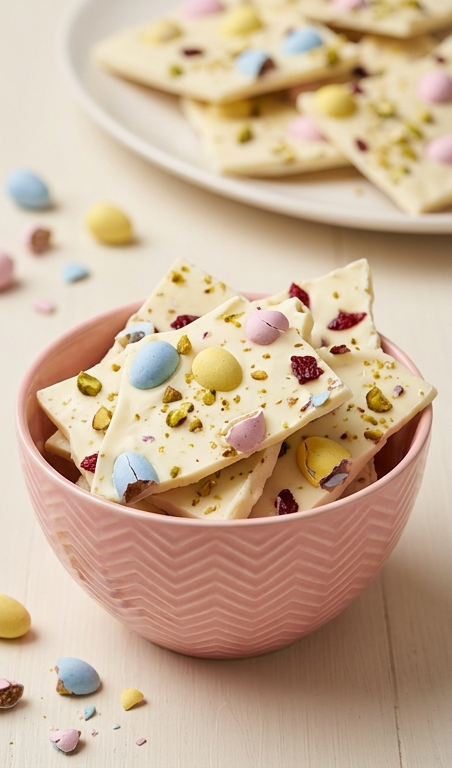 Easy White Chocolate Easter Bark Recipe for Festive Party Food