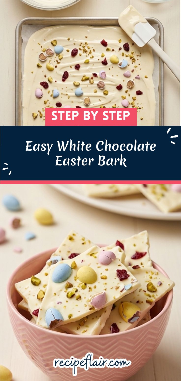 Easy White Chocolate Easter Bark Recipe
