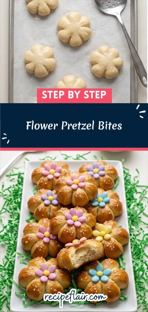 Flower Pretzel Bites Recipe
