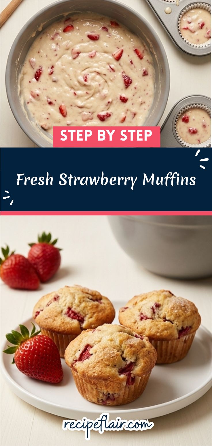 Fresh Strawberry Muffins Recipe