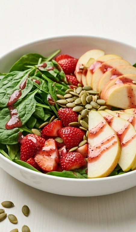 Fruit-and-Spinach-Salad-with-Strawberry-Vinaigrette-pin1