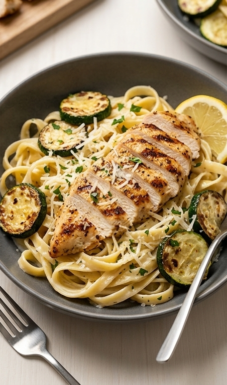 Garlic-Butter-Fettuccine-with-Chicken-and-Zucchini-pin1