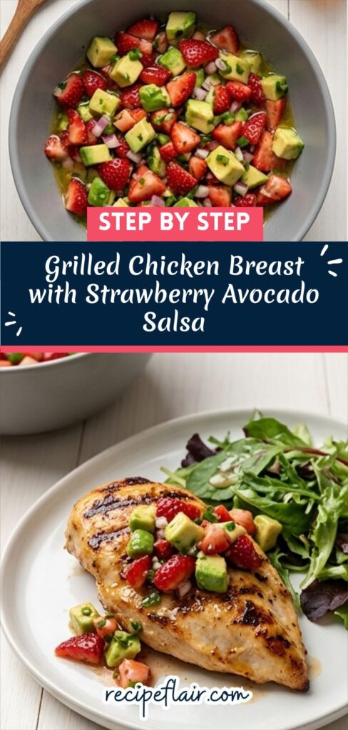 Grilled Chicken Breast with Strawberry Avocado Salsa