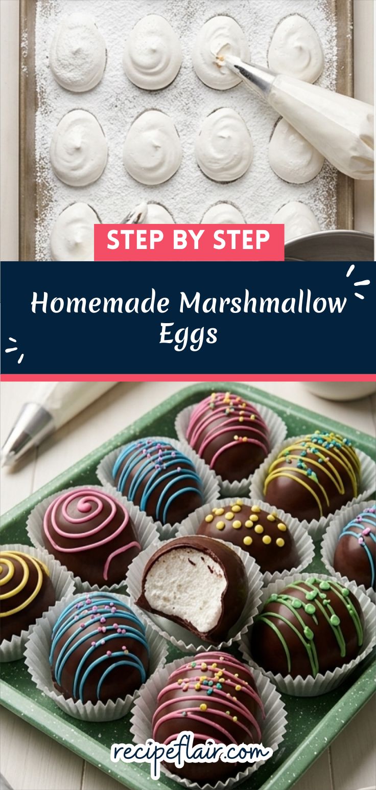Homemade Marshmallow Eggs