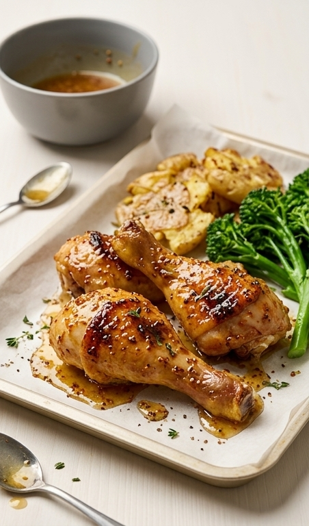 Honey-Mustard-Baked-Chicken-Drumsticks-pin1