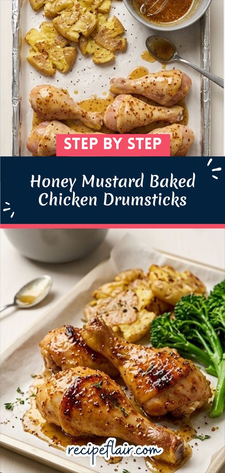 Honey Mustard Baked Chicken Drumsticks