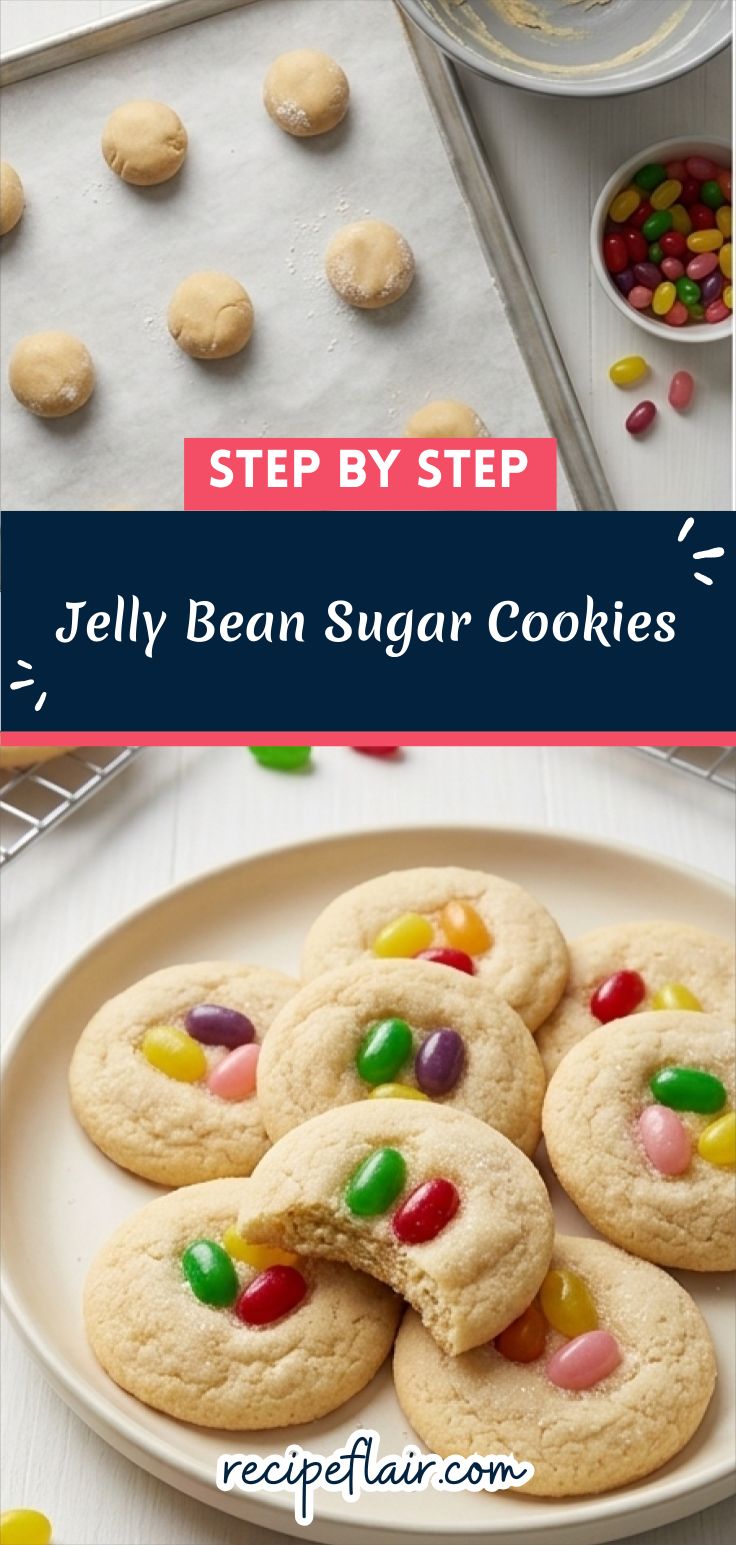 Jelly Bean Sugar Cookies