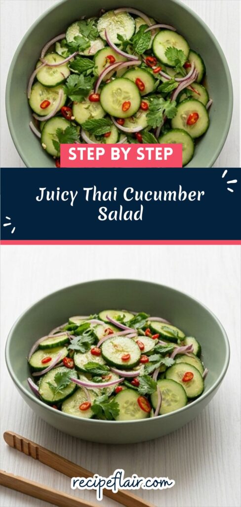 Juicy Thai Cucumber Salad Recipe