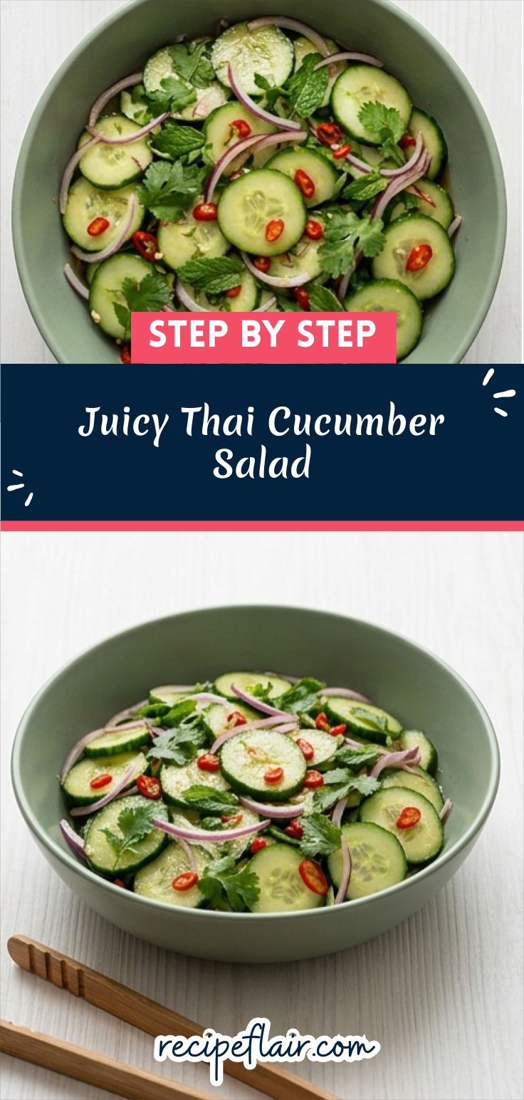 Juicy Thai Cucumber Salad Recipe