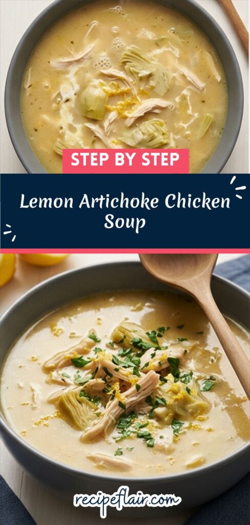Lemon Artichoke Chicken Soup Recipe