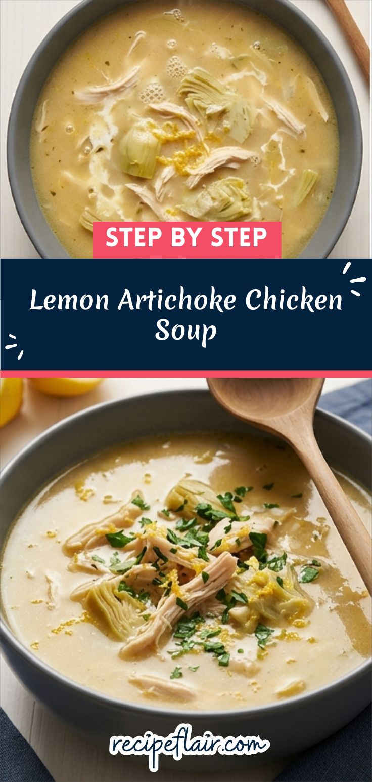Lemon Artichoke Chicken Soup Recipe