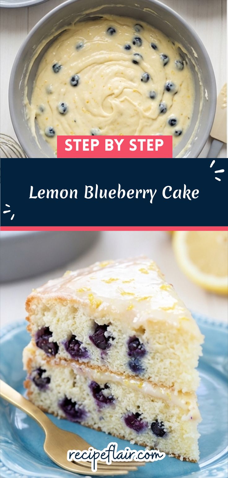 Lemon Blueberry Cake Recipe