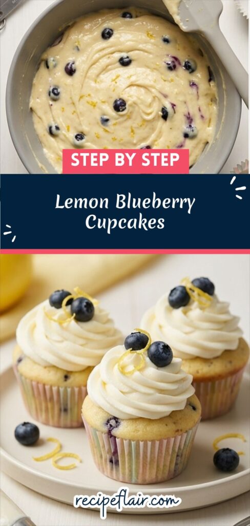 Lemon Blueberry Cupcakes Recipe