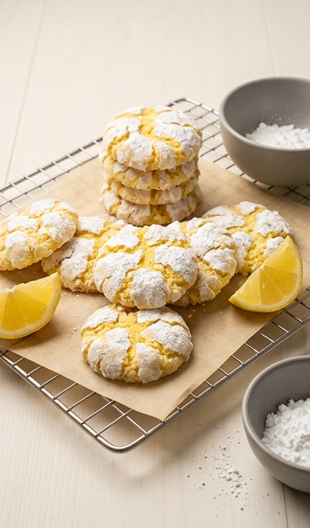 Soft Lemon Crinkle Cookies Recipe – Easy Cookie Recipes to Love