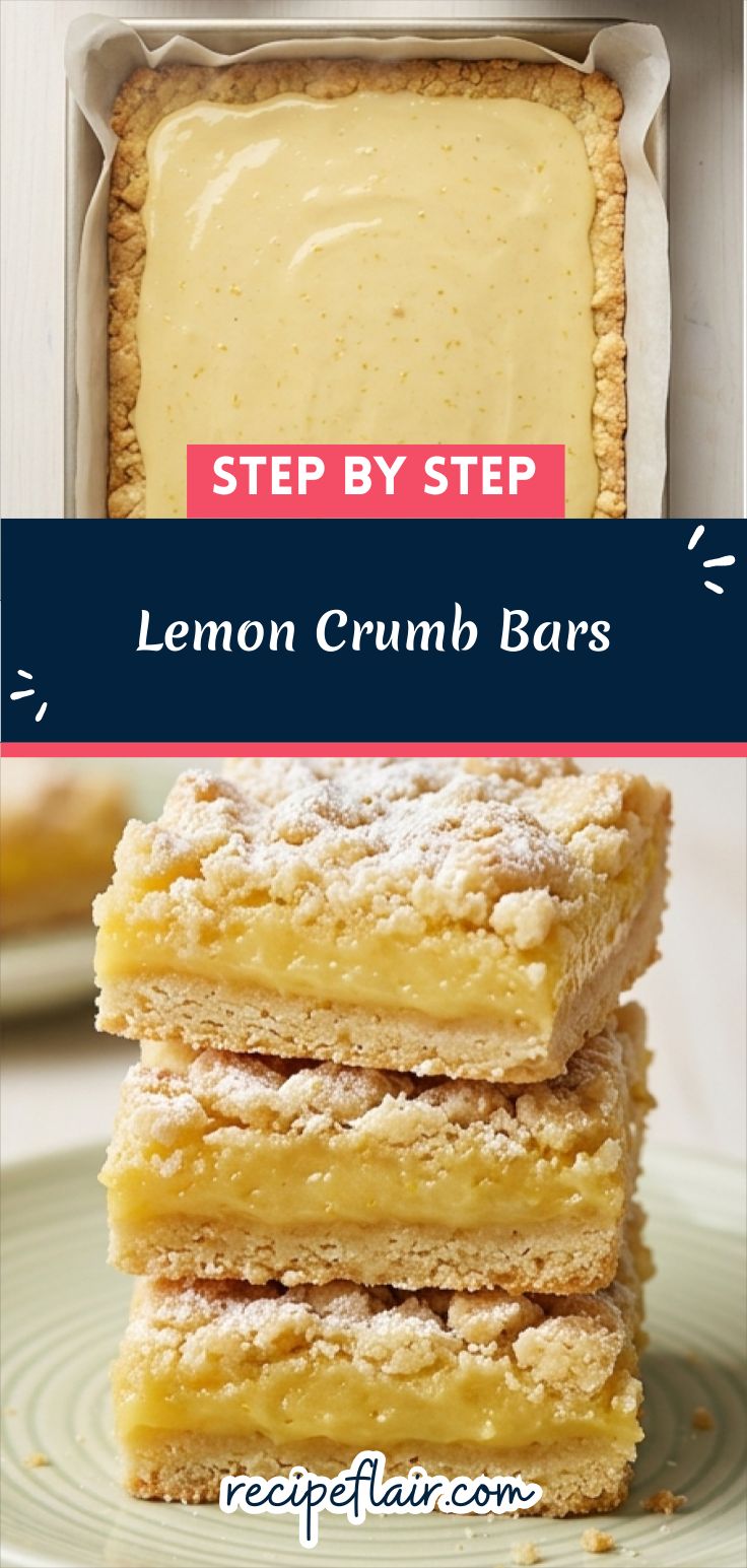 Lemon Crumb Bars Recipe
