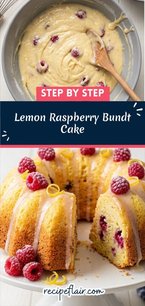 Lemon Raspberry Bundt Cake Recipe