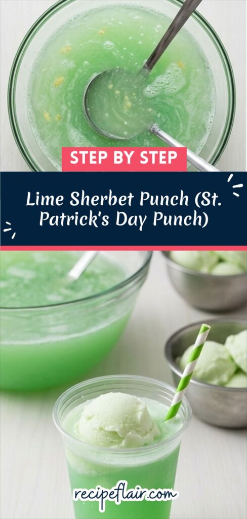 Lime Sherbet Punch (St. Patrick's Day Punch)