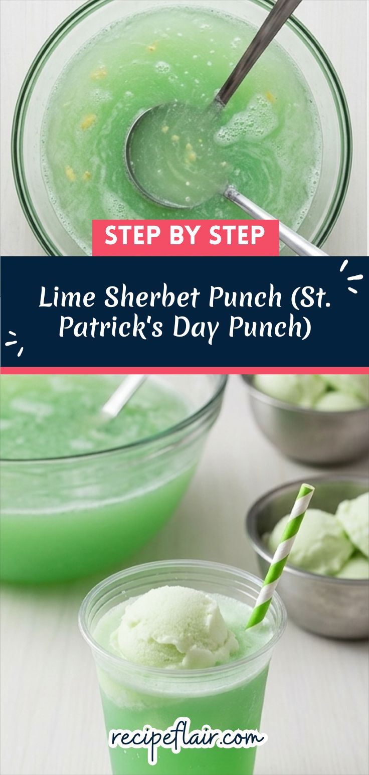 Lime Sherbet Punch (St. Patrick's Day Punch)