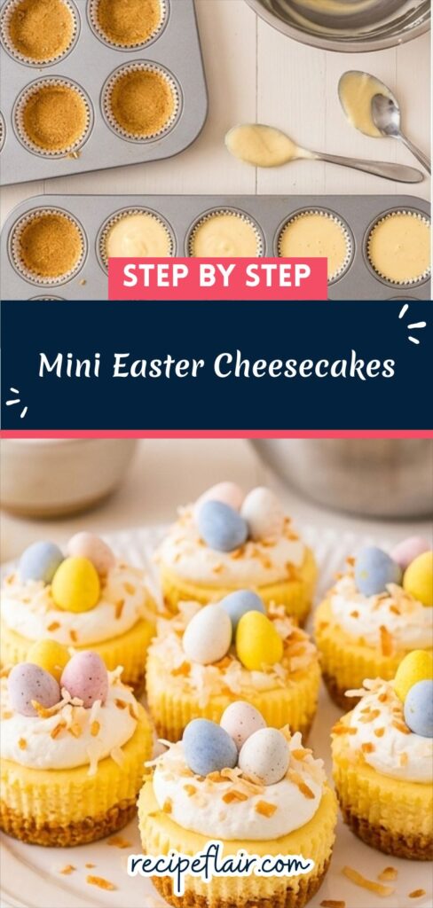 Mini Easter Cheesecakes