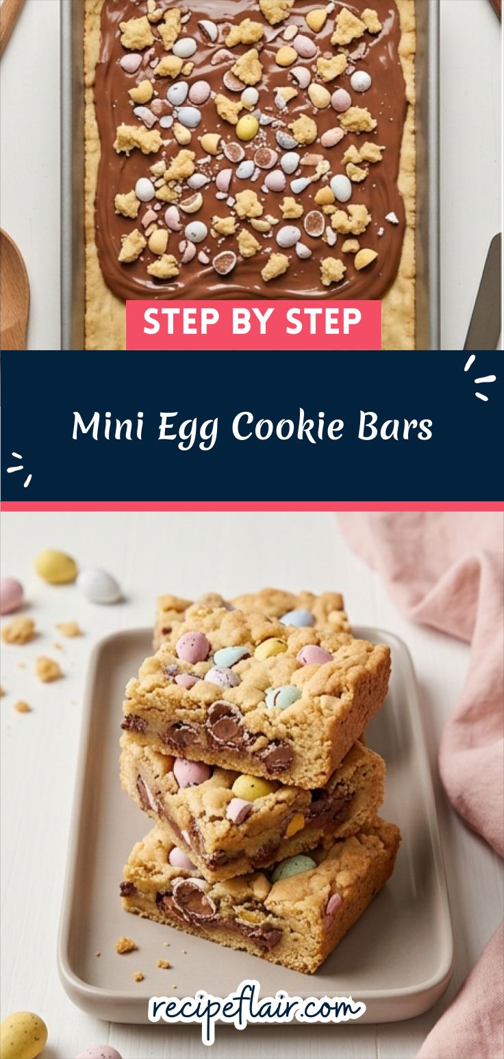 Mini Egg Cookie Bars Recipe
