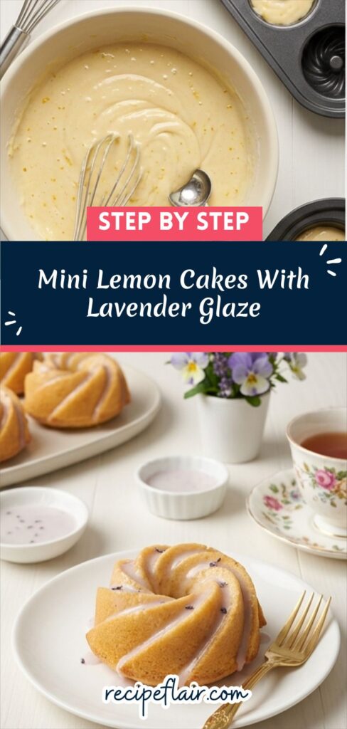 Mini Lemon Cakes With Lavender Glaze Recipe