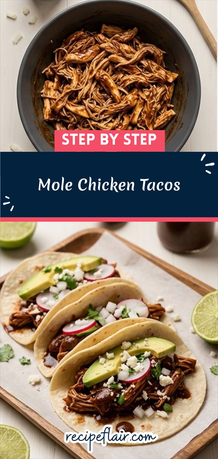 Mole Chicken Tacos
