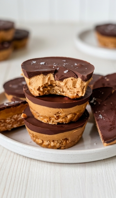 No-bake Peanut Butter Oat Cups Recipe | Easy Dessert Recipes