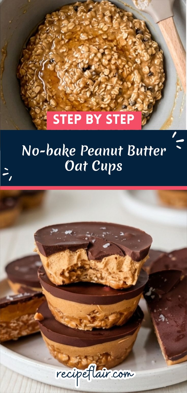 No-bake Peanut Butter Oat Cups Recipe