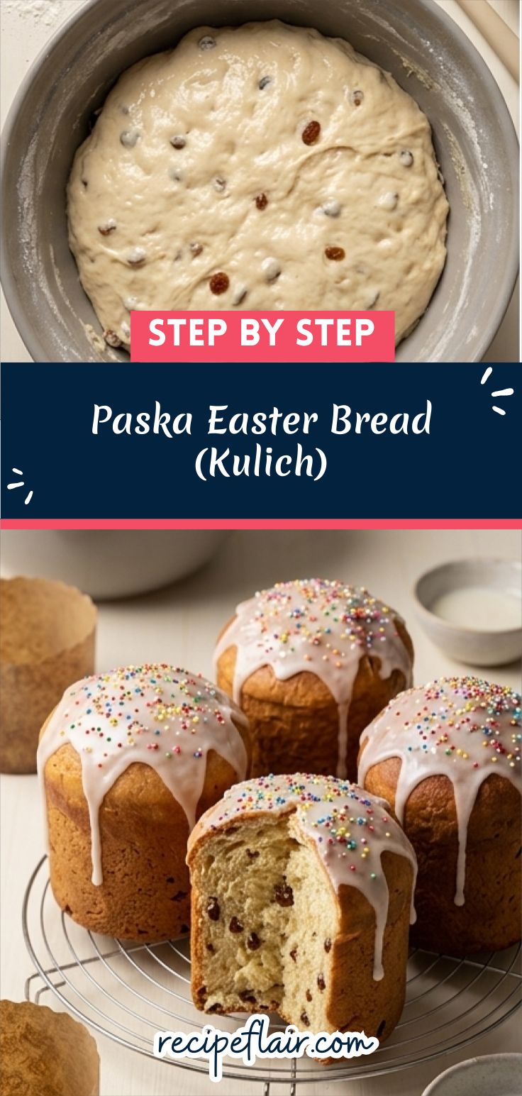 Paska Easter Bread Recipe (Kulich)