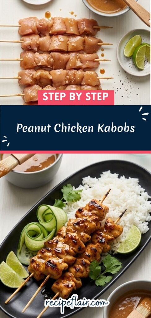 Peanut Chicken Kabobs