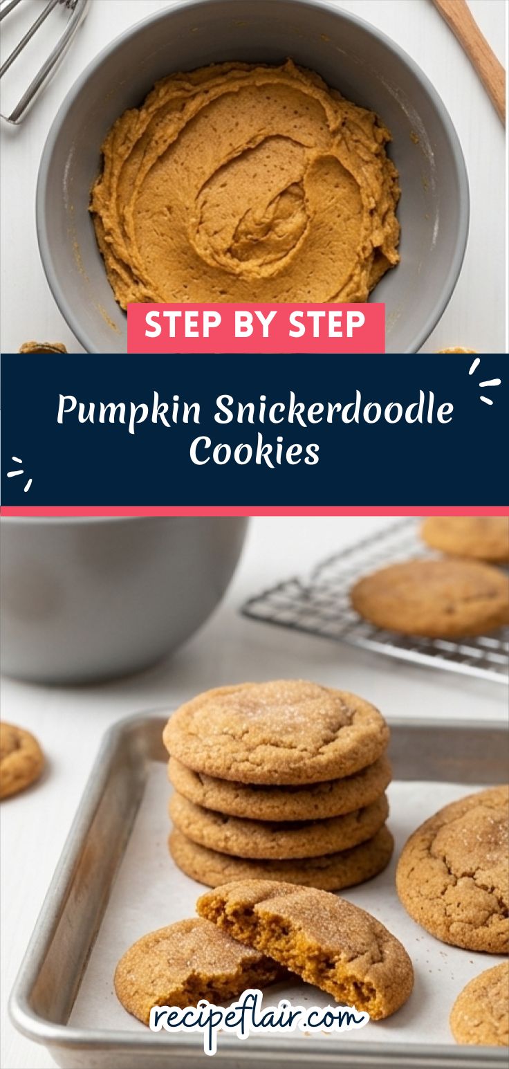 Pumpkin Snickerdoodle Cookies
