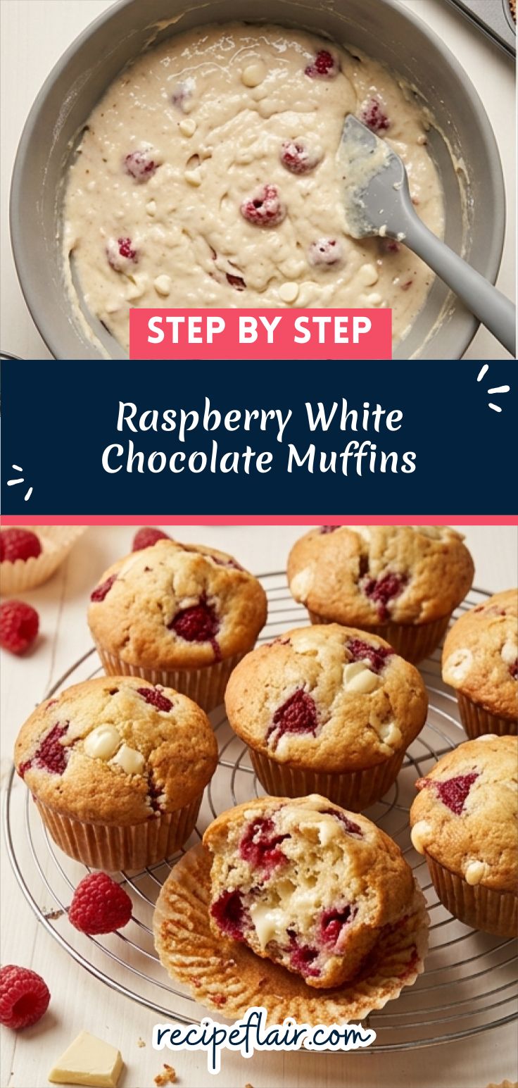 Raspberry White Chocolate Muffins Recipe