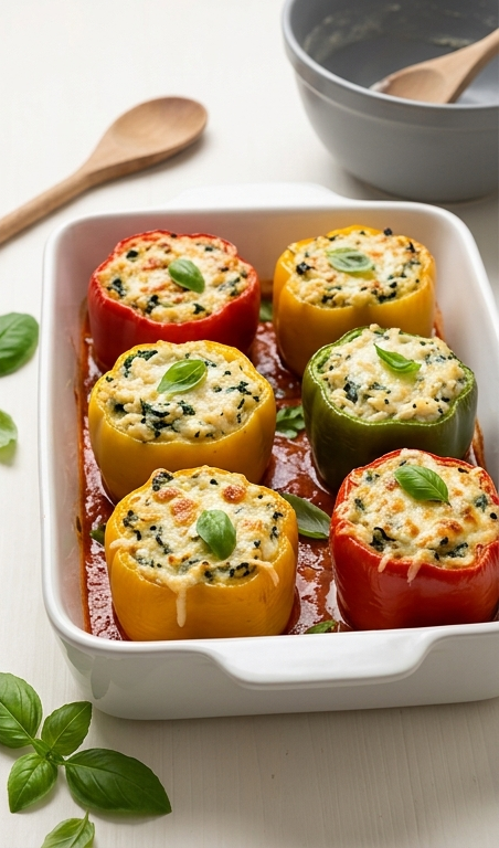 Fresh Ricotta Stuffed Peppers Recipe for Easy Spring Dinners