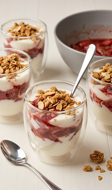 Roasted-Strawberry-Rhubarb-and-Yogurt-Parfaits-pin1