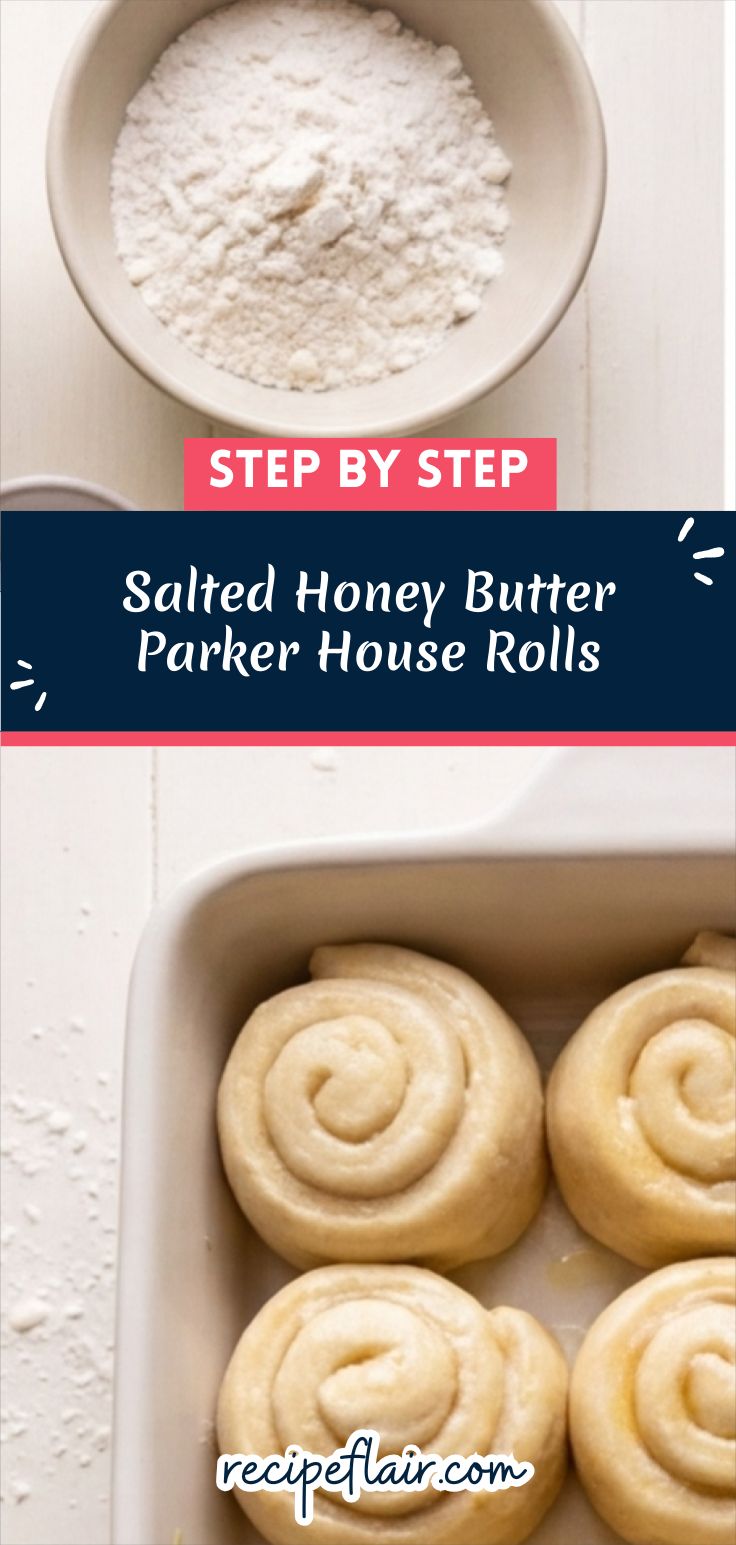 Salted Honey Butter Parker House Rolls