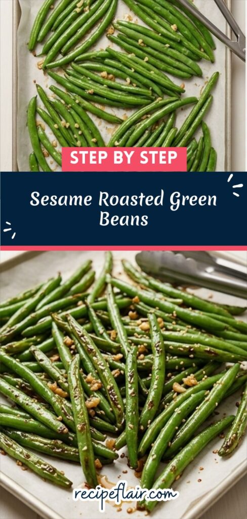 Sesame Roasted Green Beans