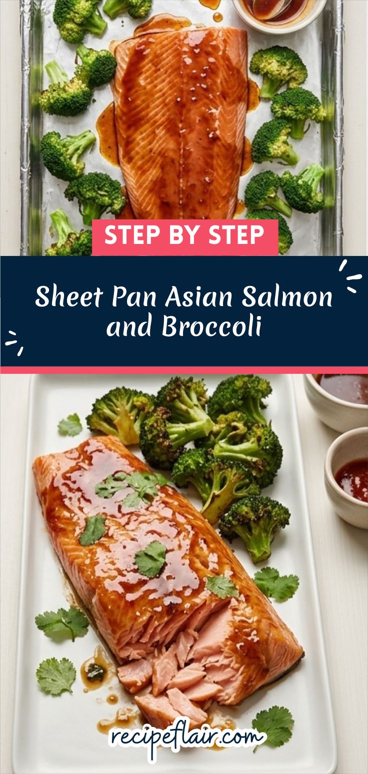Sheet Pan Asian Salmon and Broccoli