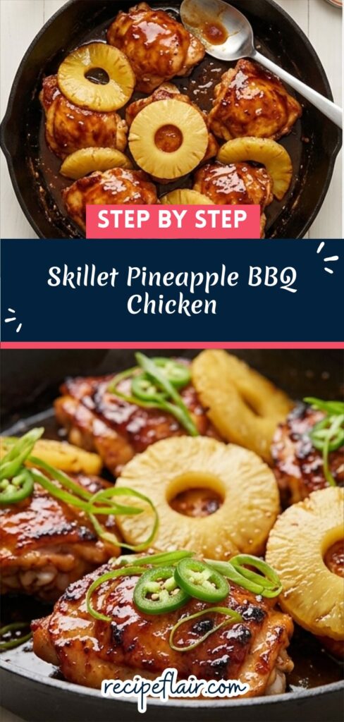 Skillet Pineapple BBQ Chicken